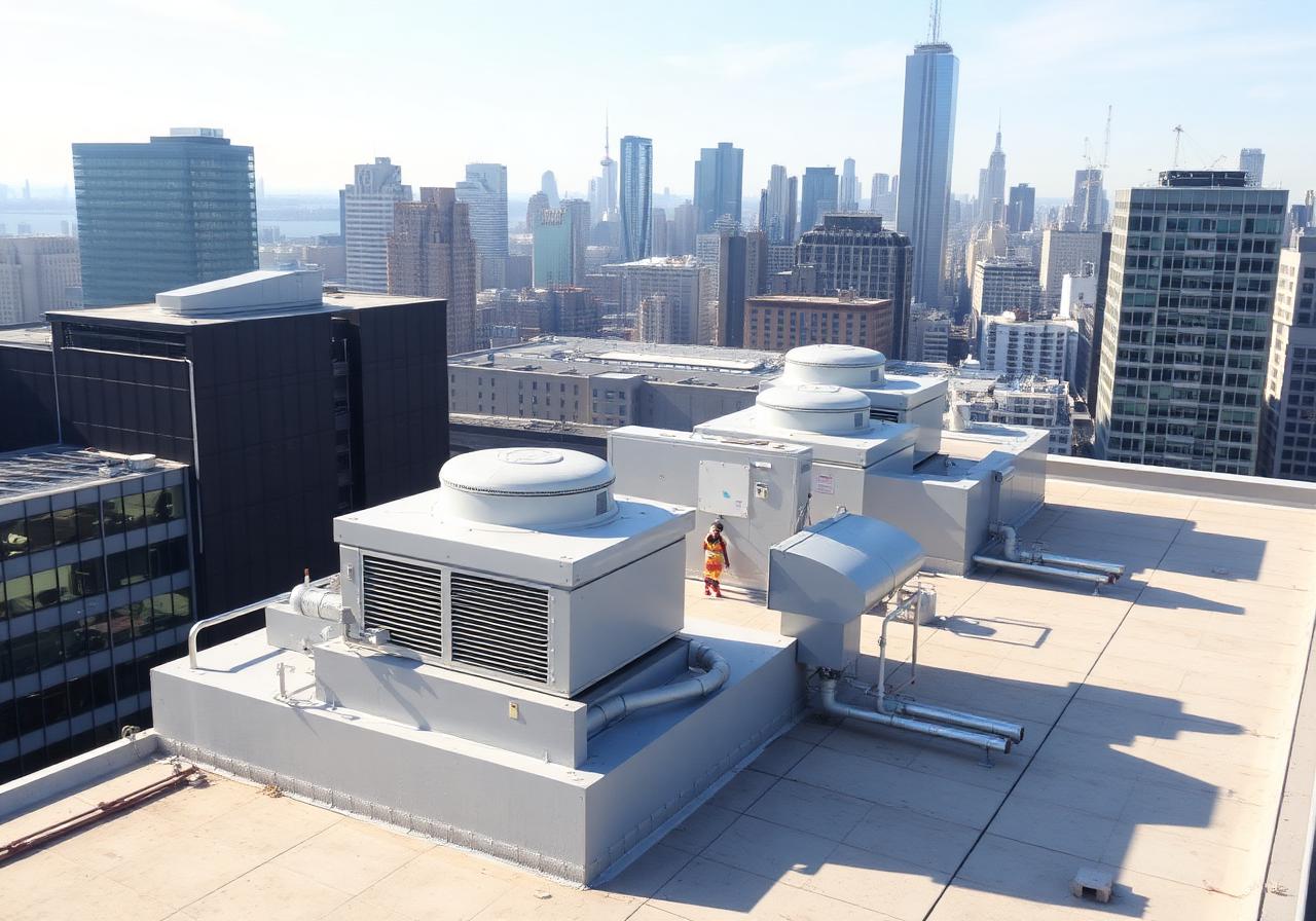 Commercial rooftop HVAC service category
