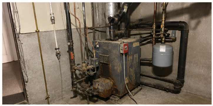 Boiler Room Replacement before