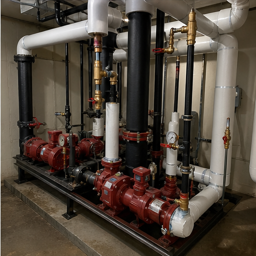 Pump Room Piping Cleanup after